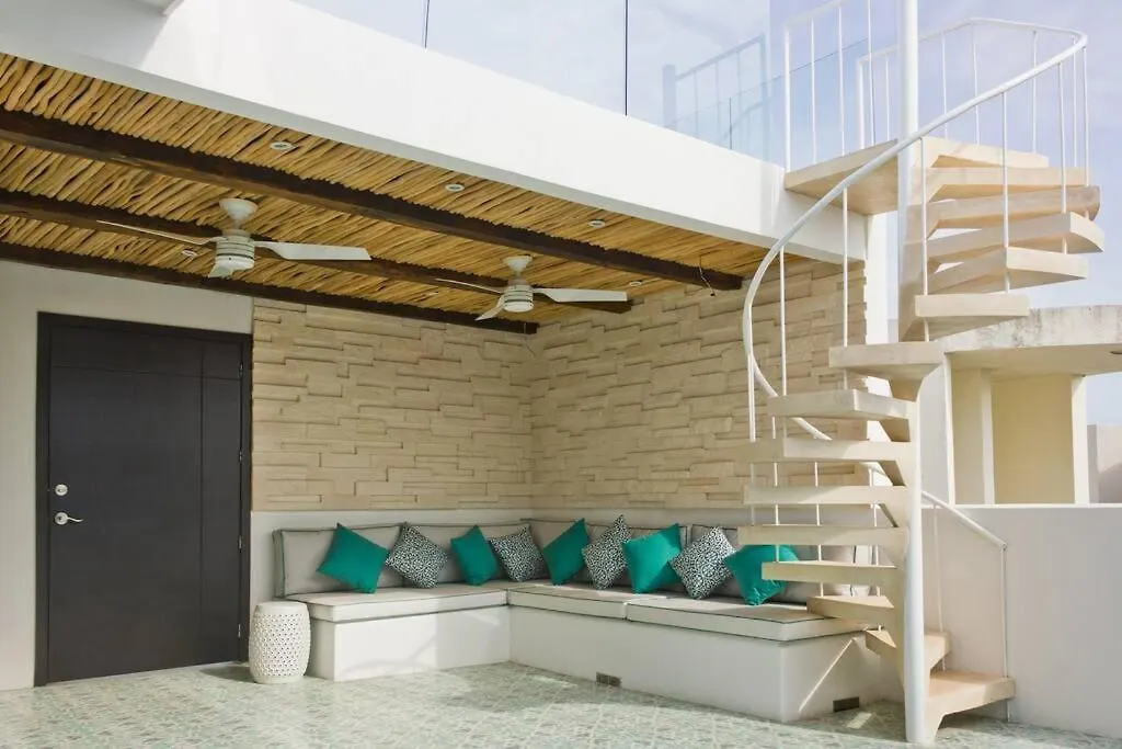Contemporary Beach Penthouse Mamitas Beach Playa del Carmen